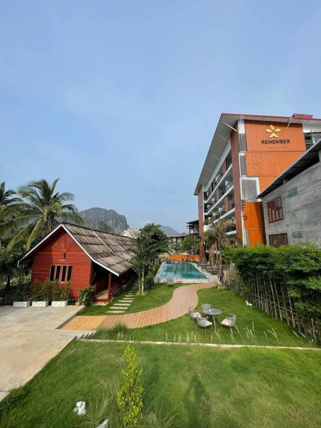 Vang Vieng Bungalows المظهر الخارجي الصورة