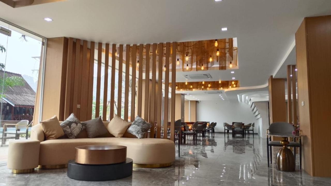 Vang Vieng Bungalows المظهر الخارجي الصورة